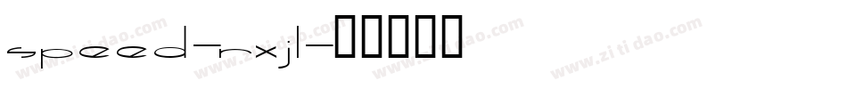 Speed-rxjL字体转换