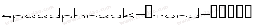 SpeedPhreak-8MORD字体转换