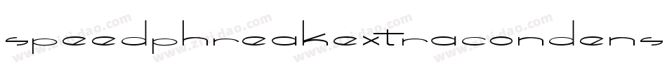 SpeedPhreakExtraCondensed-Rp9AM字体转换