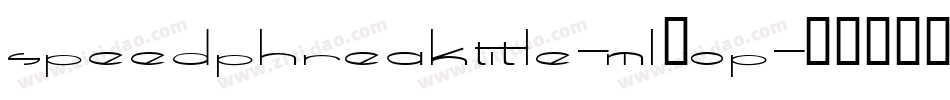 SpeedPhreakTitle-mL2oP字体转换