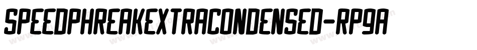 SpeedPhreakExtraCondensed-Rp9AM字体转换