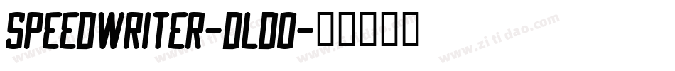 Speedwriter-DlD0字体转换