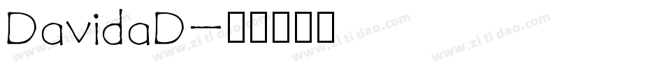 DavidaD字体转换