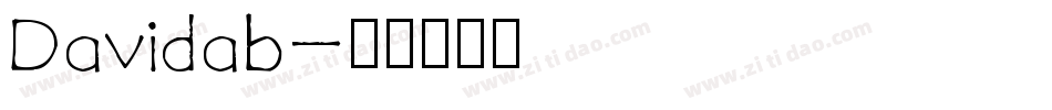 Davidab字体转换