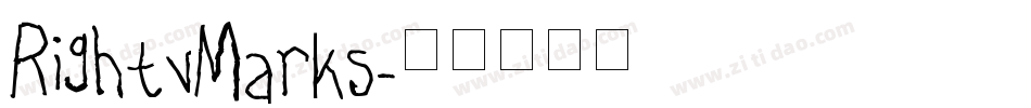 RightyMarks字体转换
