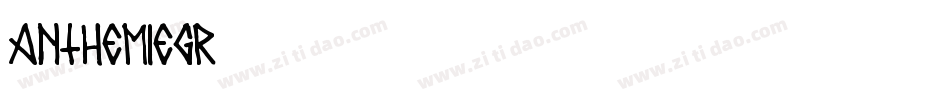 Anthemie-g80R字体转换