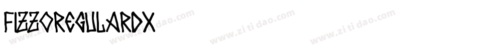FizzoRegular-DX80字体转换