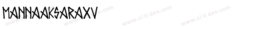 Mannaaksara-xV80字体转换