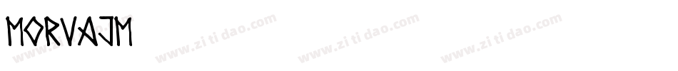 Morva-J80M字体转换