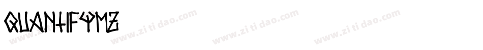 Quantify-8M80Z字体转换
