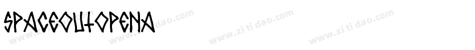 Spaceoutopen-8a80字体转换
