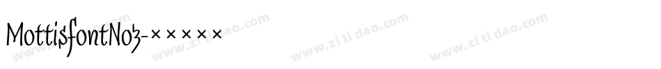 MottisfontNo3字体转换