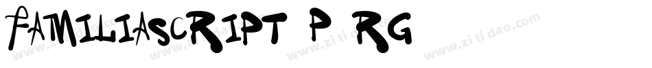 Familiascript-P4rg字体转换