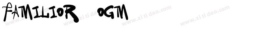 Familior-2OgM8字体转换