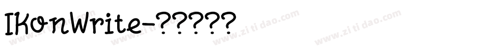 IkonWrite字体转换