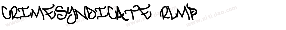 CrimeSyndicate-rLMp字体转换
