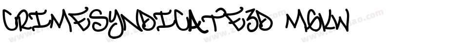 CrimeSyndicate3D-MgKw字体转换