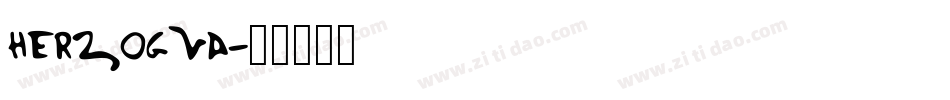 HERZOGVA字体转换