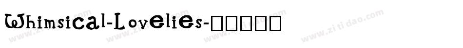 Whimsical-Lovelies字体转换