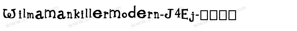 WilmaMankillerModern-J4Ej字体转换