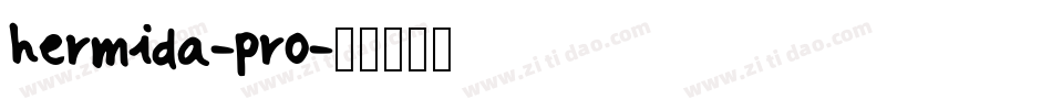 hermida-pro字体转换