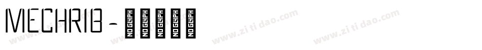 MECHRIB字体转换