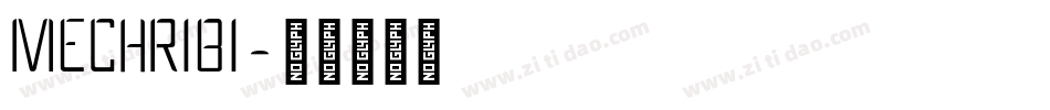 MECHRIBI字体转换