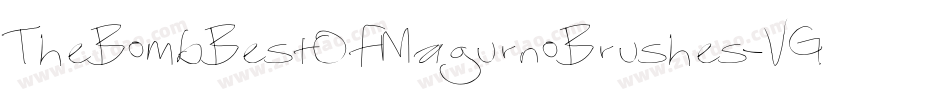 TheBombBestOfMagurnoBrushes-VGmx字体转换