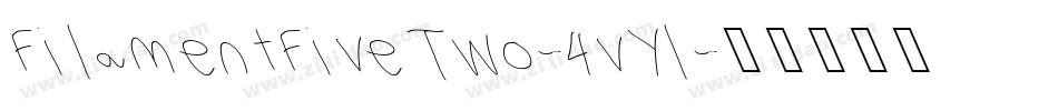 FilamentFiveTwo-4vYl字体转换