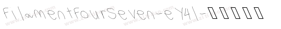 FilamentFourSeven-eY4l字体转换