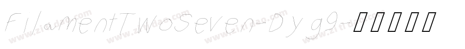 FilamentTwoSeven-Dyg9字体转换