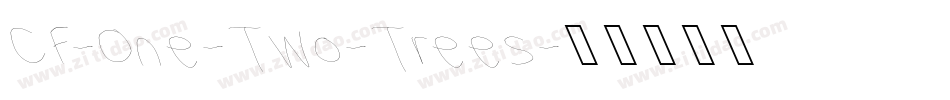 CF-One-Two-Trees字体转换