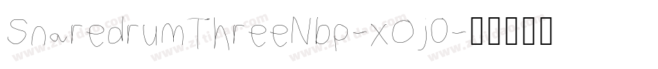 SnaredrumThreeNbp-xOj0字体转换