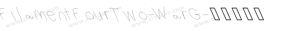 FilamentFourTwo-WarG字体转换