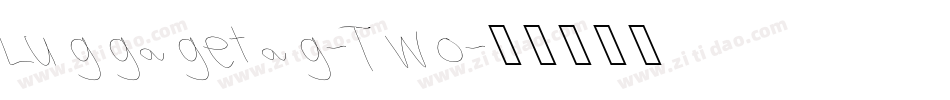 Luggagetag-Two字体转换