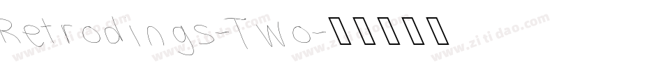 Retrodings-Two字体转换