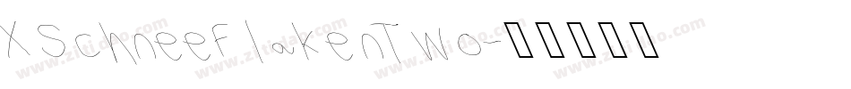 XSchneeFlakenTwo字体转换
