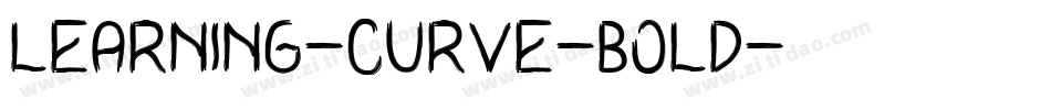 learning-curve-bold字体转换