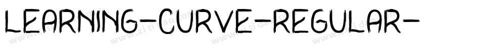learning-curve-regular字体转换