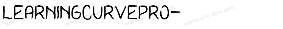 learningcurvepro字体转换
