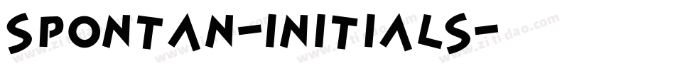 Spontan-Initials字体转换
