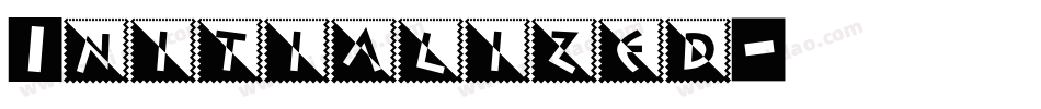 Initialized字体转换