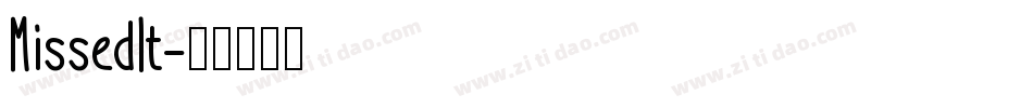 MissedIt字体转换