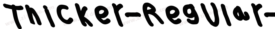 Thicker-Regular-Upright-trial字体转换
