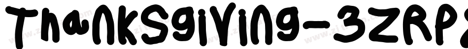 Thanksgiving-3zRp8字体转换