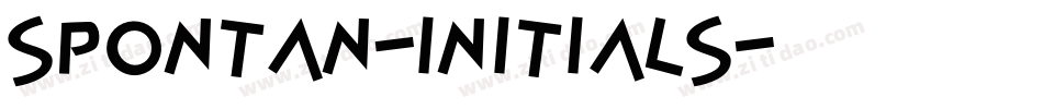 Spontan-Initials字体转换