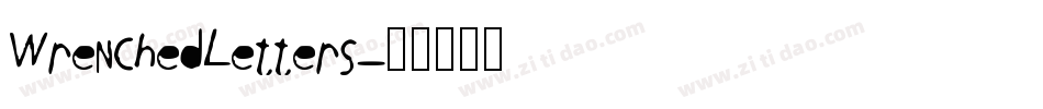 WrenchedLetters字体转换