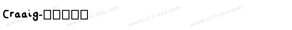 Craaig字体转换