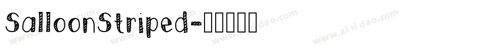 SalloonStriped字体转换