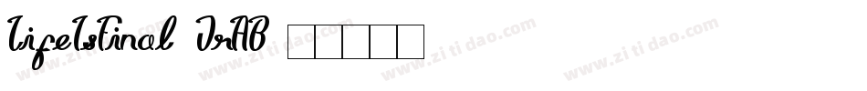 LifeIsFinal-JrAB字体转换
